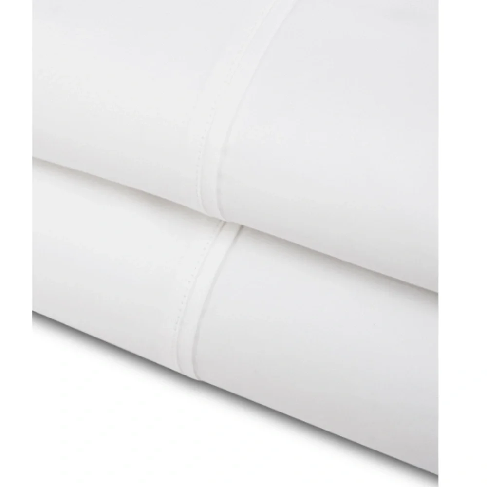 Everyday Home Trident 300 Thread Count 100% Cotton 4-Pc. Sheet Set, King - White - Picture 7 of 14